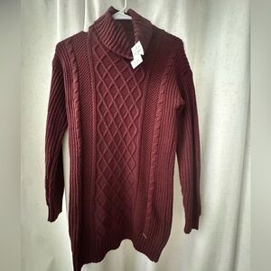 Sweater dress Knit Turtleneck